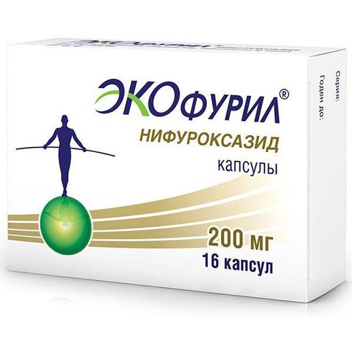 ЭКОФУРИЛ КАПСУЛЫ 200 МГ   №16