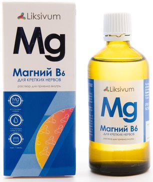 LIKSIVUM МАГНИЙ В6 РАСТВОР ДЛЯ ПРИЕМА ВНУТРЬ  100 МЛ №1